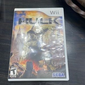 Wii the Incredible Hulk game